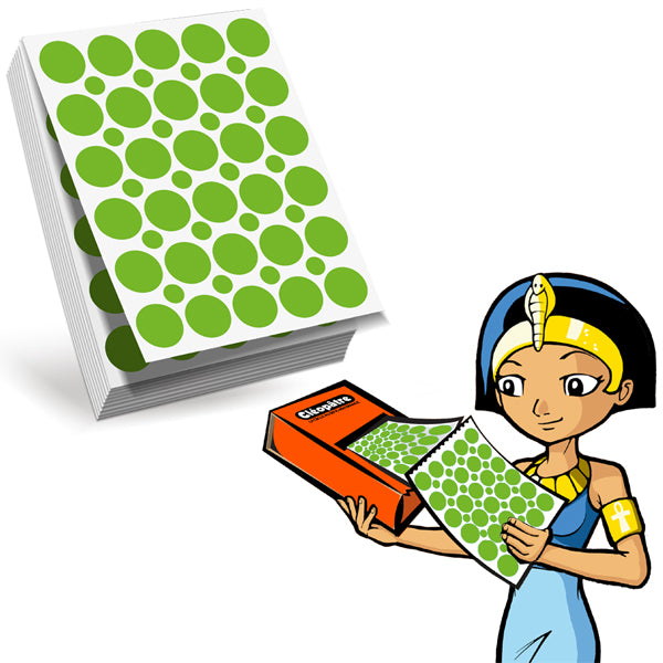 Recharge ECOPACK  - 3000 gommettes rondes - 8, 18mm