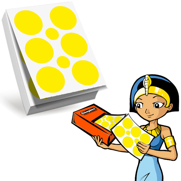 Recharge 1 paravent 60 feuilles 360 gommettes rondes 40mm pour Eco-Pack