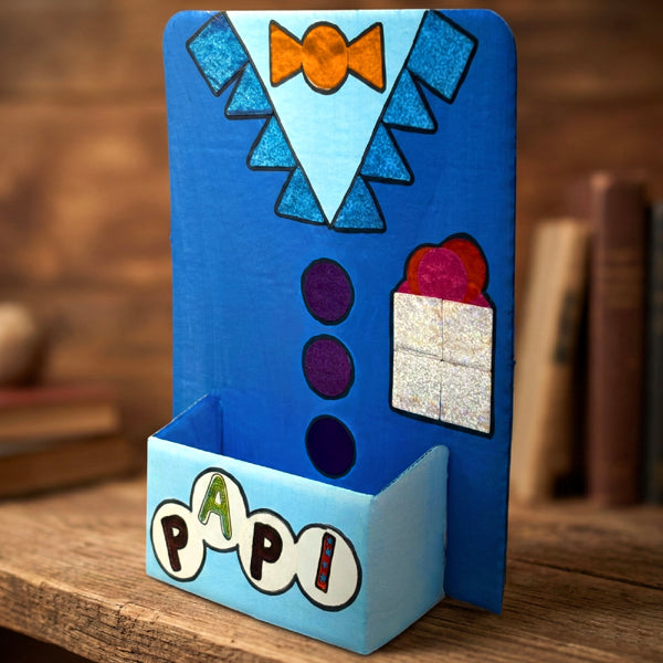 Support de téléphone en carton blanc à décorer 15 x 12 x 5,8 cm