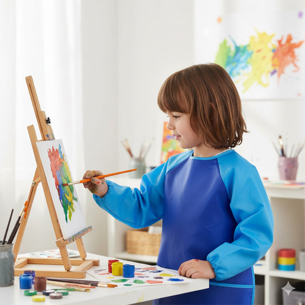 Lot de 6 tabliers de peinture enfant