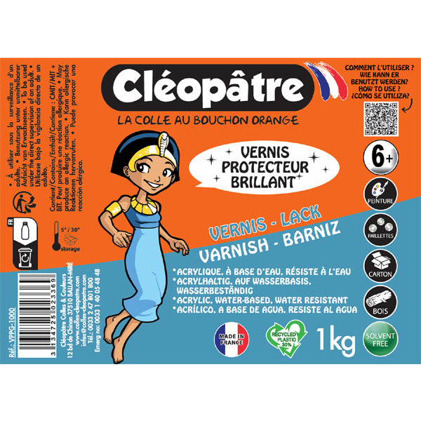 Vernis protecteur brillant 1kg