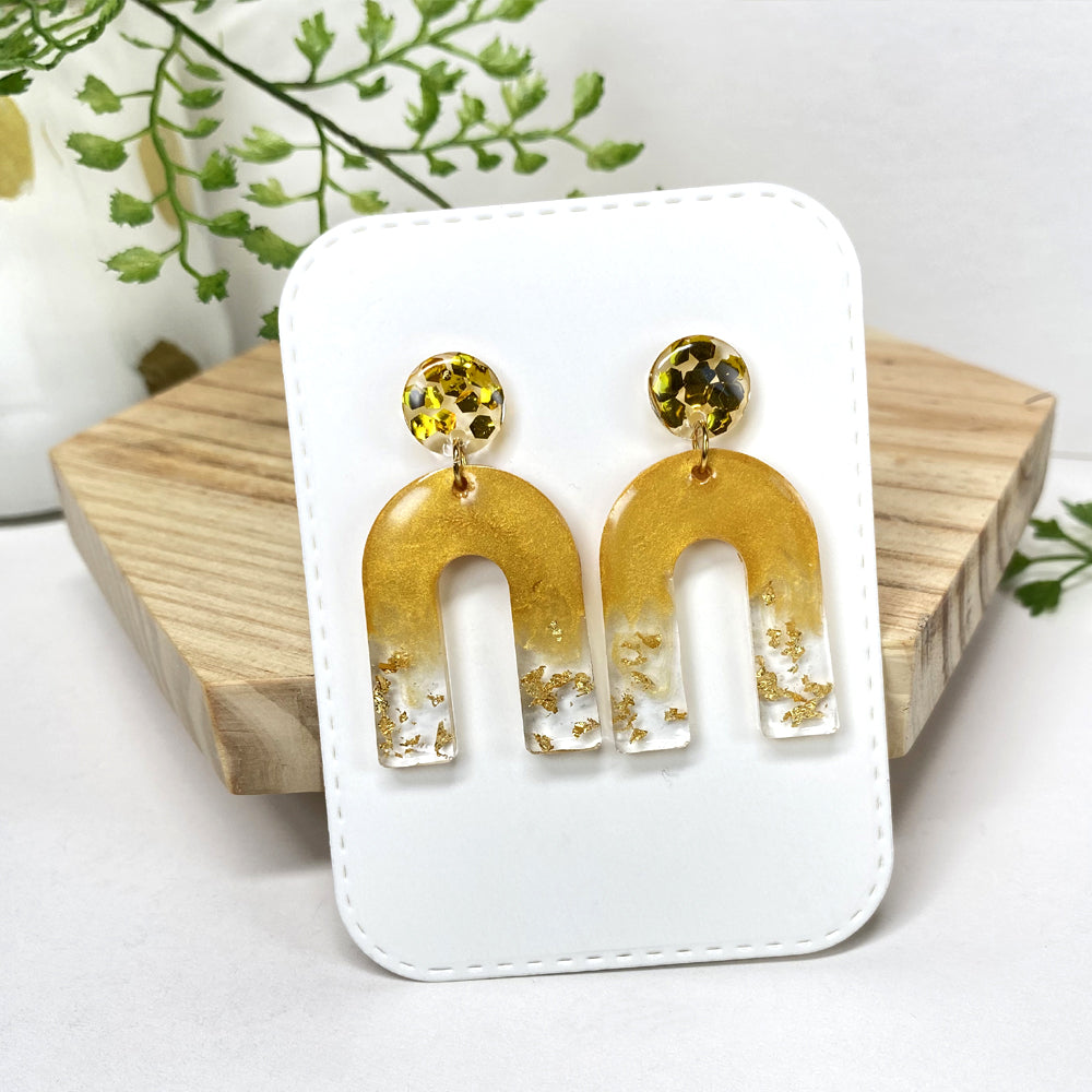 Boite de 9 pots d'accessoires - Thème or et argent