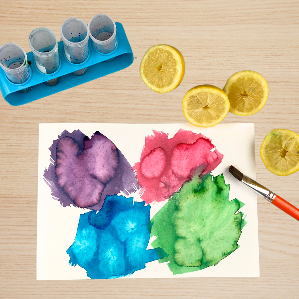 10 P'tits Pots avec pinceau intégré d'Encres à Dessiner en 45ml