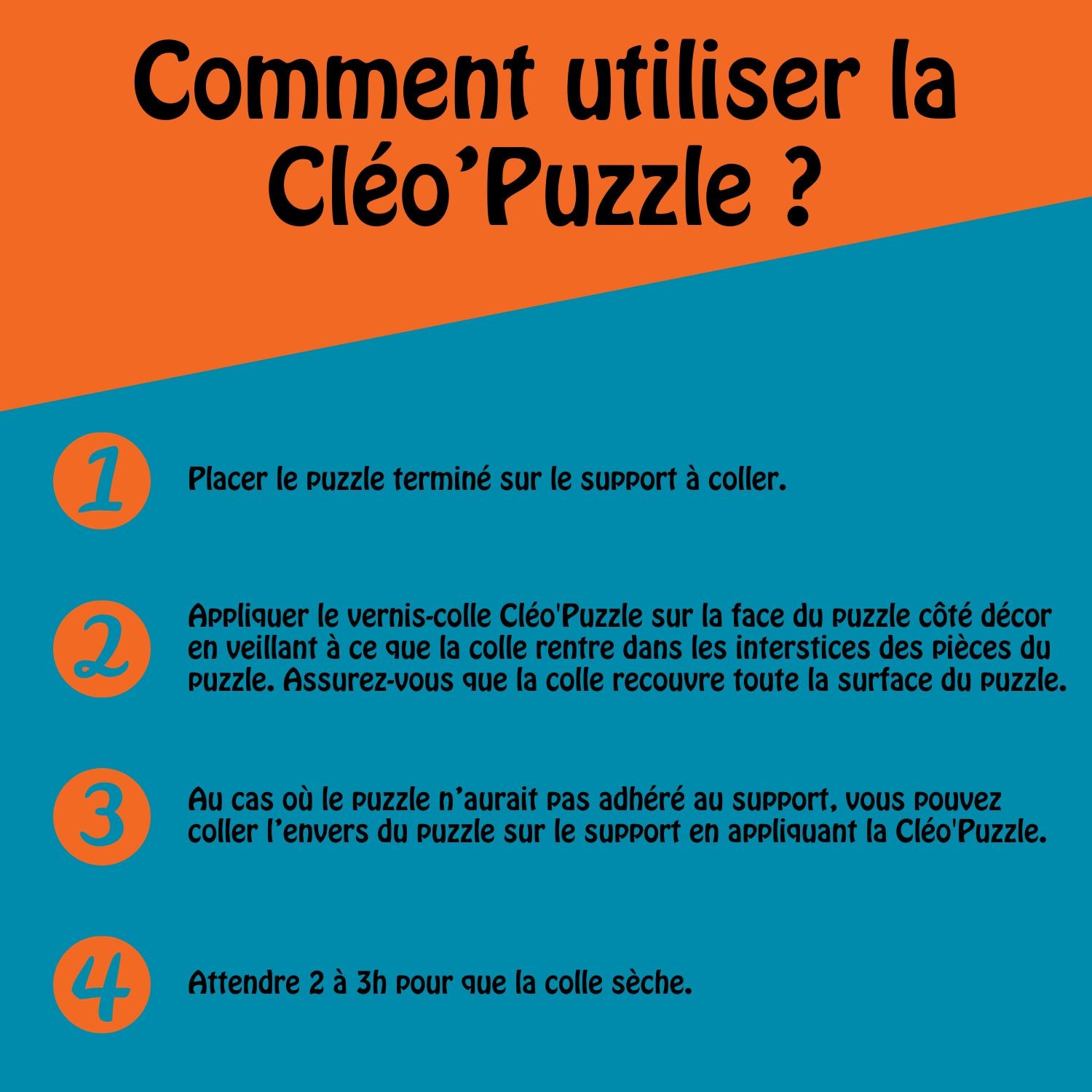 Cléo'Puzzle Colle vernis puzzle