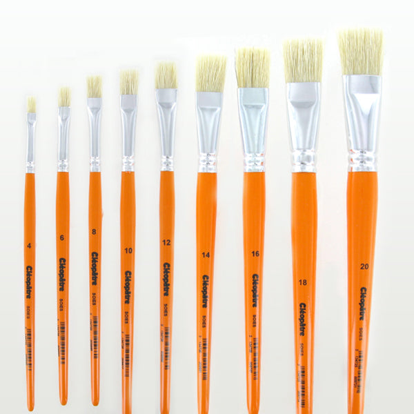 Brosse plate soie de porc Cléopâtre